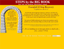 Tablet Screenshot of bigbooksteps.net